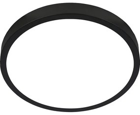 Plafonieră LED RGBW dimabilă Briloner 3709-015 LED/22W/230V negru + telecomandă