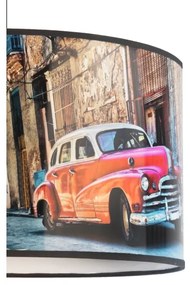 Lustră pe cablu CUBA Duolla RED 1xE27/15W/230V d. 35 cm