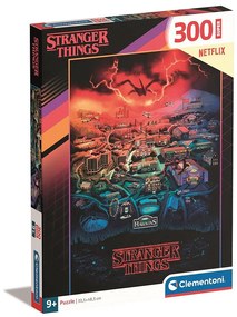 Stranger Things Hawkins Puzzle Clementoni de 300 de piese