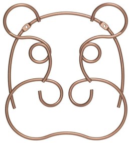 Cârlig arămiu de montat pe perete din oțel Hippo – Metaltex