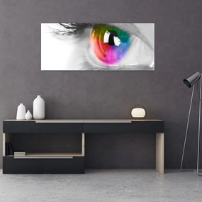 Tablou - Iris din ochi (120x50 cm)