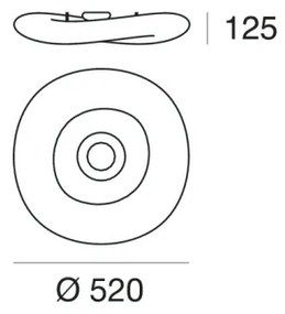Plafonieră LED dimabilă Linea Light 8006 MR. MAGOO LED/23W/230V
