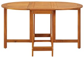 42659 vidaXL Masă de grădină, 130 x 90 x 72 cm, lemn masiv de acacia