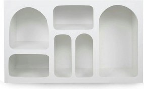 Comoda LIVA, alb, PAL melaminat, 120x35x74 cm
