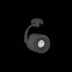 Spot aplicat cu brat directionabil de tavan/plafon BROSS ARM negru ZZ AZ3499