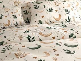 Lenjerie de pat din microfibra BOHO MOON crem Dimensiune lenjerie de pat: 70 x 90 cm | 140 x 220 cm