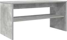 vidaXL Cabinet TV Gri din beton 80 x 35 x 40 cm Lemn compozit