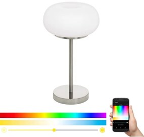 Eglo 98658 - Lampă de birou LED RGB OPTICA-C, dimabilă, 16W, 230V