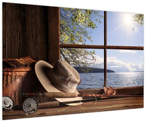 Tablou - Echipament de pescuit (90x60 cm)