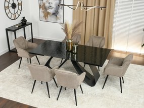 Scaun Bonita (bej + auriu). 1110955