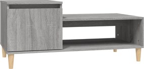 vidaXL Măsuță de cafea, gri sonoma, 100x50x45 cm, lemn prelucrat