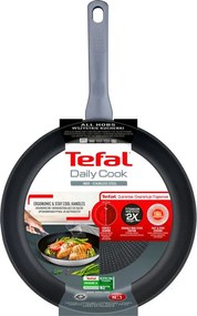 Tigaie cu suprafață antiaderentă din oțel inoxidabil ø 28 cm Daily Cook G7300655 – Tefal