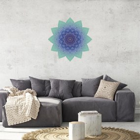 Autocolante de perete - Mandala verde-albastru