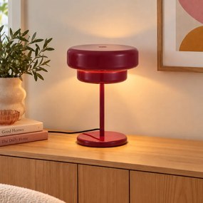 Lampă de masă retro prună 41cm - Ophelia