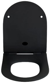 Capac WC Wenko Sedilo Black, 45,2 x 36,2 cm, negru