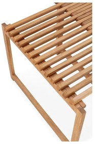 Măsuță de cafea în culoare naturală din lemn de stejar 60x70 cm Unai – MOME