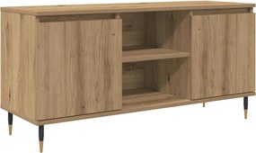 vidaXL Cabinet TV Stejar Artizanal 104 x 35 x 50 cm Lemn compozit