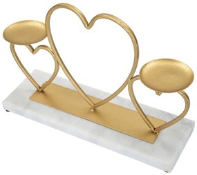 Sfeșnic Mauro Ferretti, auriu-alb