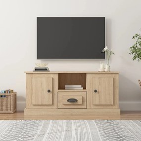 Comoda TV, stejar sonoma, 100x35,5x45 cm, lemn prelucrat