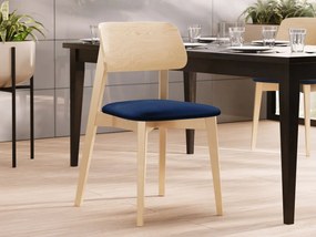 Scaun sufragerie KD 63 (Fag + albastru) . 1103456