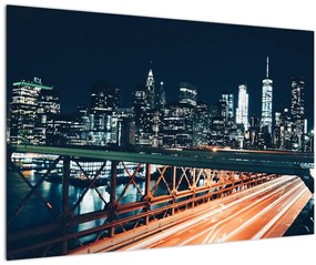 Tablou - Oraș de noapte (90x60 cm)