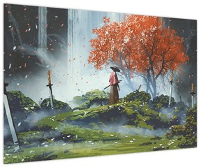 Tablou - Ilustrație a Grădinii de săbii (90x60 cm)