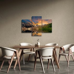 Tablou - Oglindirea în lacul montan (90x60 cm)
