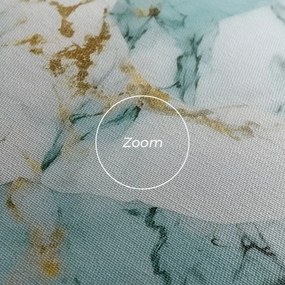 Tablou Canvas, 30x40cm, Dormitor si Living, Abstracte, Marble, Light Green Gold Line