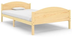 322028 vidaXL Cadru de pat, 120x200 cm, lemn masiv de pin