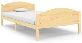 322028 vidaXL Cadru de pat, 120x200 cm, lemn masiv de pin