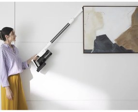 Aspirator fara fir Tineco Pure ONE Station 5, 450W, 2 moduri, Statie 0.45 l + 2.5 l, Autonomie 70 min, Senzor iLoop, Tehnologie PureCyclone, Auto-curatare, Alb