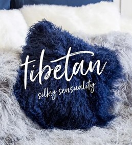 Covor din blana de oaie Tibetan Long Wool Single 150x180cm