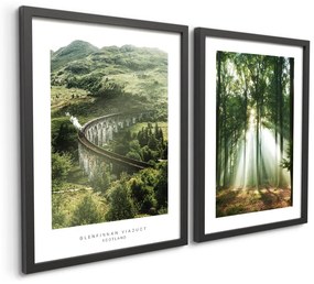 Tablouri 2 buc. 30x40 cm Woods – Styler