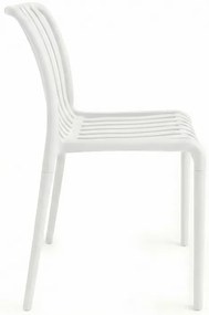Scaun din plastic TREGO, alb