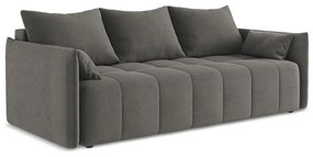 Canapea gri închis extensibilă/cu spațiu de depozitare 225 cm Moku – Makamii