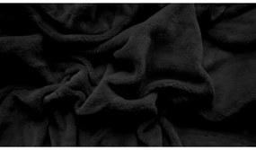 Lenjerie de pat din microplus SNOWMAN AND GINGERBREAK verde + cearsaf din microplus SOFT 90x200 cm negru