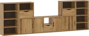 vidaXL Unități TV 5 piese cu depozitare „ODDA” din lemn masiv de pin
