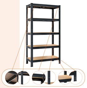 Jurhan Raft cu capacitate mare HEAVY, max. 875kg, 90x40x180cm, negru