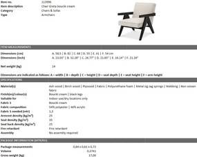 Fotoliu design elegant LUX Greta 113996 HZ