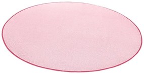 Covor roz deschis rotund ø 133 cm Fancy – Hanse Home