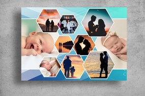 Tablou Canvas Personalizat - Familie (colaj)