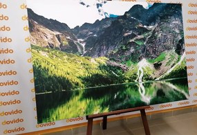 Tablou ochiul mării în munții Tatra