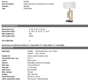 Veioza design LUX Leroux, alama antica 114456 HZ