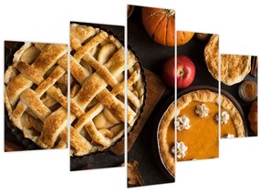 Tablou - Plăcintă de dovleac (150x105 cm)