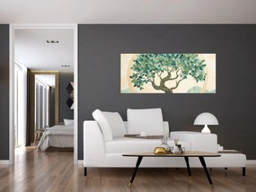 Tablou – Mozaic elegant cu arbore (120x50 cm)