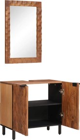vidaXL Seturi de baie 2 pcs Maro Acacia Finisat Lemn de mango solid