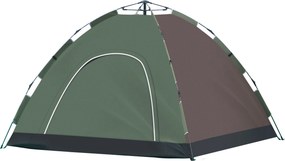 Outsunny Cort Pop-Up Camping 4 Persoane Geantă Transport 210x210x135cm | Aosom Romania