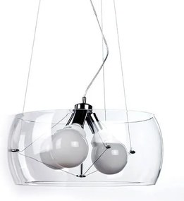 Lustra moderna design elegant 40cm Cosmo Clear