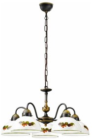 Lustră pe lanț Kolarz 731.85.121 NONNA 5xE27/75W/230V struguri/căpșuni