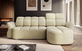 Colțar lemn masiv extensibil Beneth 301×185 cm Personalizabil - Stânga, Space 40